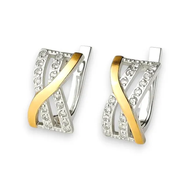 Silver earrings Valentina