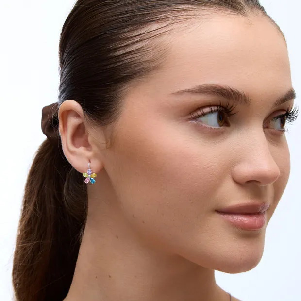 Срібні сережки Еда 