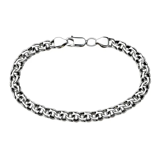 Срібний браслет Класичний Бісмарк