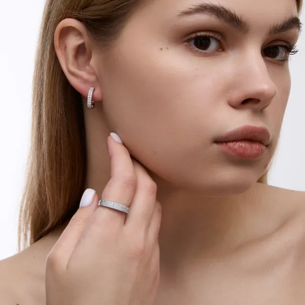 Срібний набір Мадонна