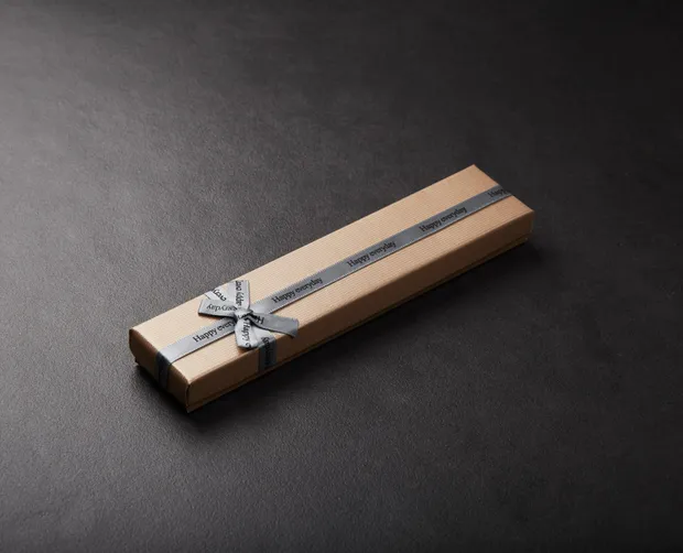 Коробка під браслет "Happy everyday" темно-бежева 