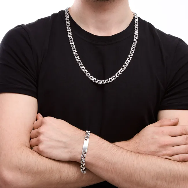 Срібний чоловічий набір Техас  зображення 2