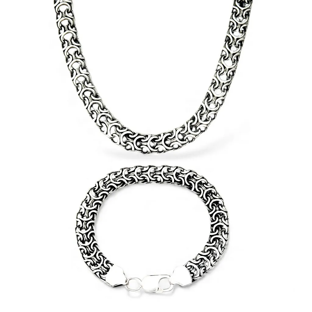 Срібний чоловічий набір Рамзес