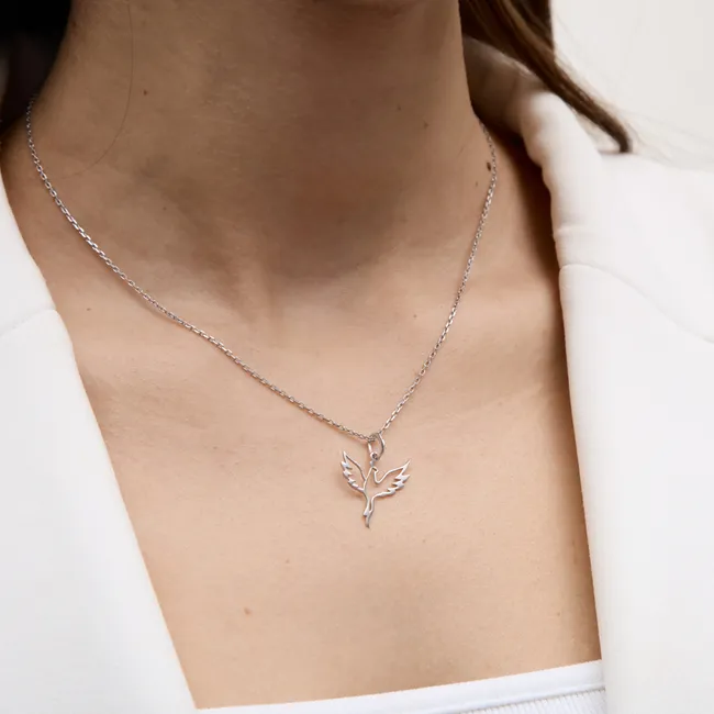 Срібна підвіска Фенікс   зображення 9
