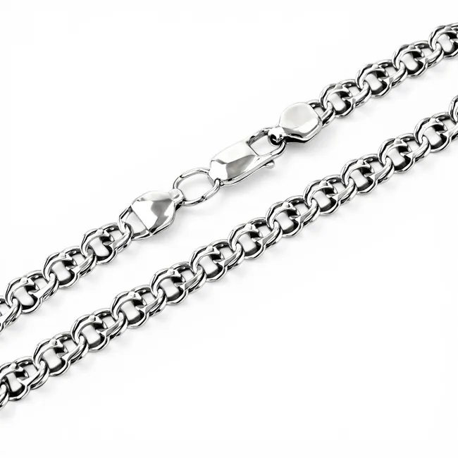 Срібний Браслет Класичний Бісмарк  зображення 2