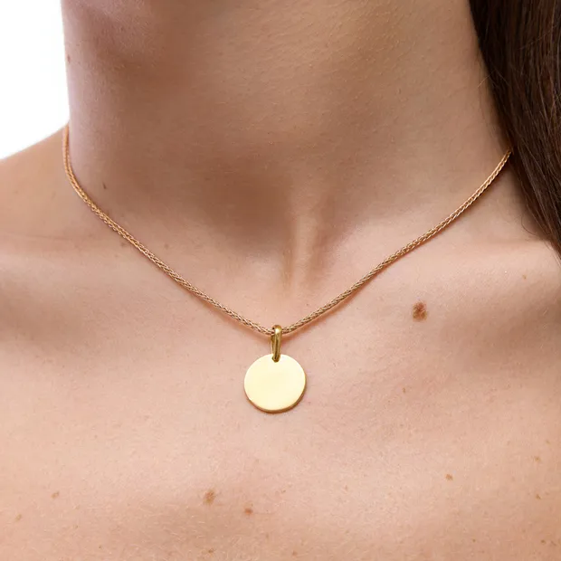 Silver padviska for engraving Coin with gilding