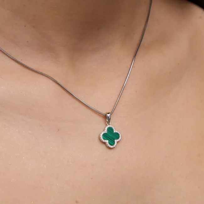 Срібна підвіска Конюшина  зображення 3