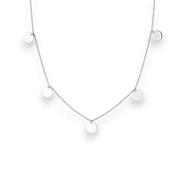 Срібне кольє Монетки 