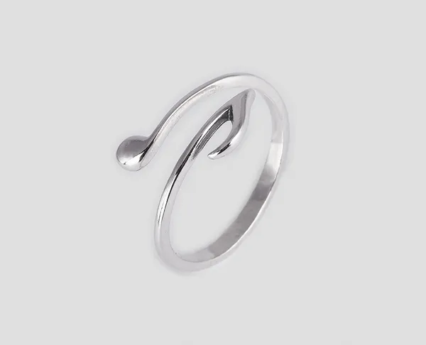 Серебряное кольцо Ноты 81094