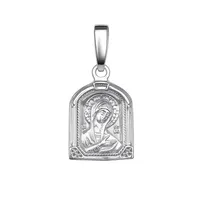 Срібна підвіска Божа Мати 