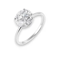 Срібна каблучка Великий Фіаніт 