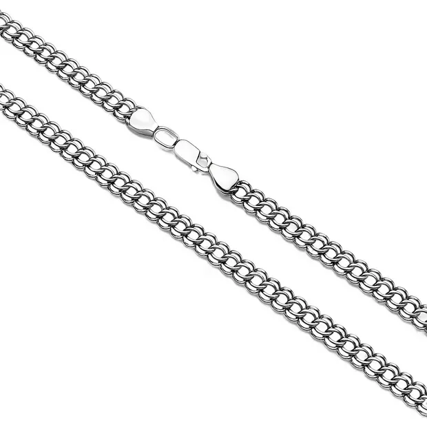 Серебряная цепочка Питон 