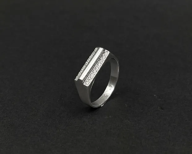 Срібний чоловічий перстень Ксеркс 15075