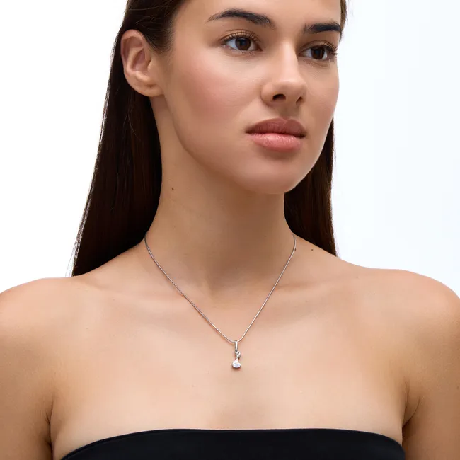 Срібна підвіска Діва  зображення 2