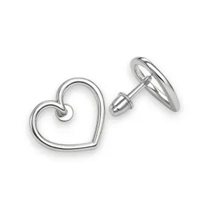 Срібні сережки  Серденька    