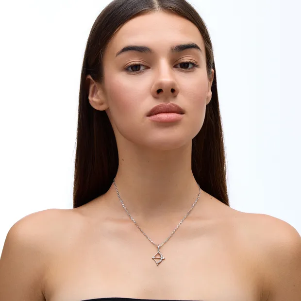 Срібна підвіска Стрілець