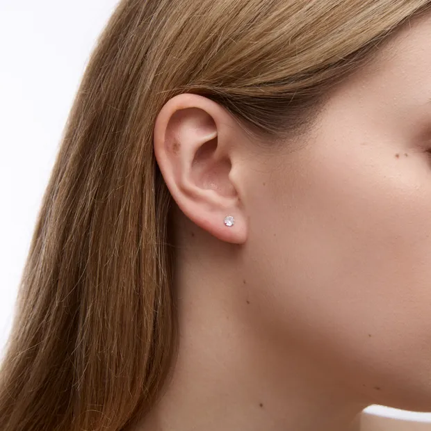 Срібні Сережки Кристалики