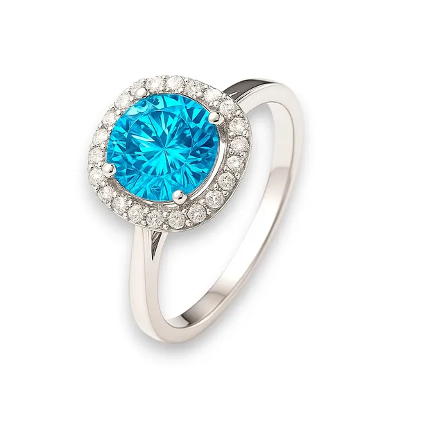 Серебряное кольцо Изумруд 