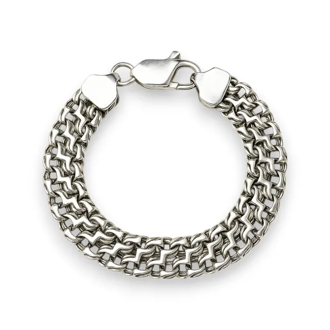 Срібний браслет Сенатор  