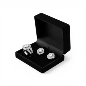 Подарунок для коханої срібний набір Розкіш 