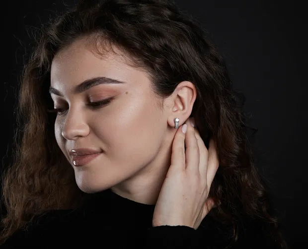 Silver earrings Vienna