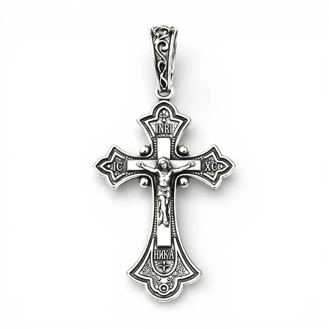 Срібний хрестик Наснага  