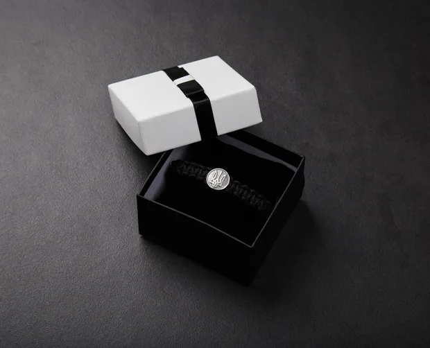 Jewelry set box big Black and White