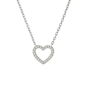 Срібне кольє Сердечко  