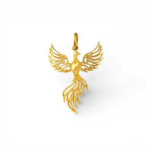 Срібна підвіска Вогняний Фенікс   зображення 2