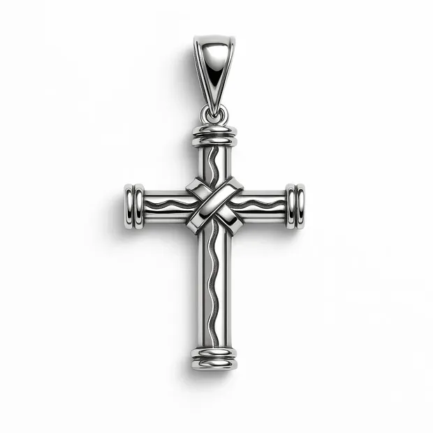 Срібний хрестик Х
