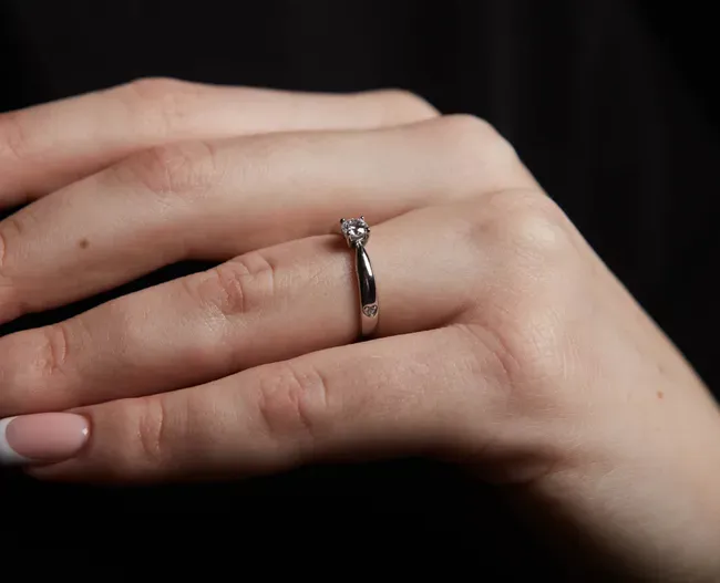 Подарунок для коханої срібна каблучка Мить  зображення 3