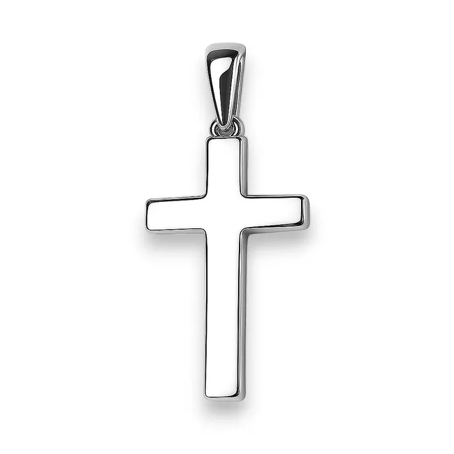 Silver Cross Rectangular 