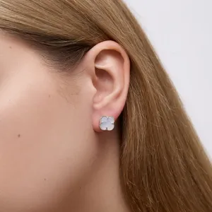 Срібні сережки Конюшина   зображення 6