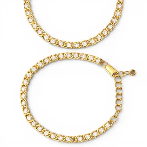 Срібний набір Арабський Бісмарк в позолоті з фіанітами 