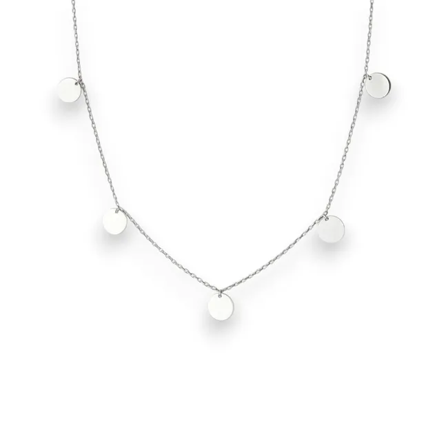 Срібне кольє Монетки  