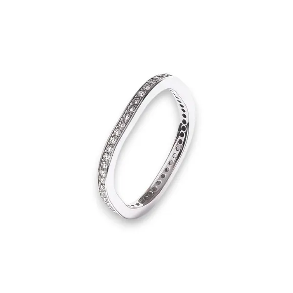 Срібна каблучка Тонкий Квадрат 