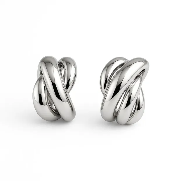 Срібні сережки Муза 