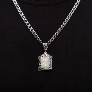 Срібна підвіска Святий Миколай  зображення 4