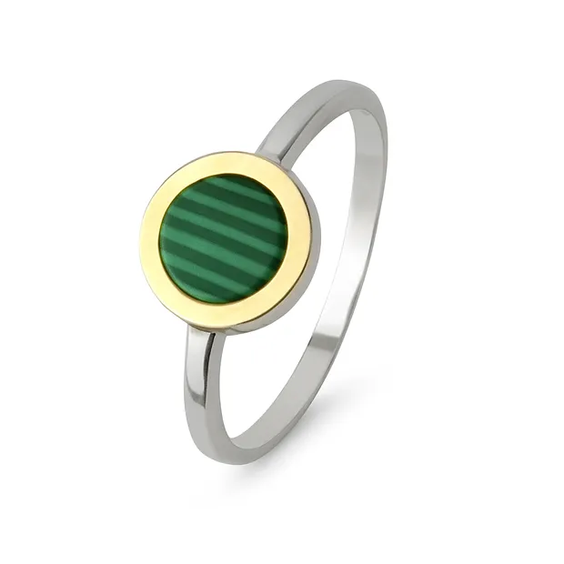 Silver ring of Esmerald
