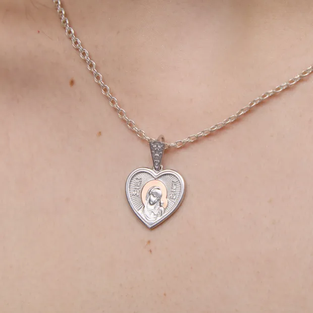 Срібний набір Божа Мати