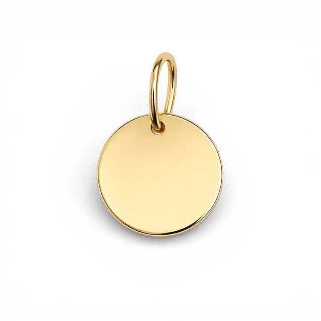 Silver padviska for engraving Coin with gilding 