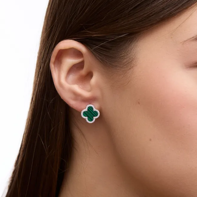 Срібні Сережки Конюшина   зображення 3