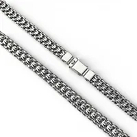 Срібний ланцюжок Тризуб з коробкою