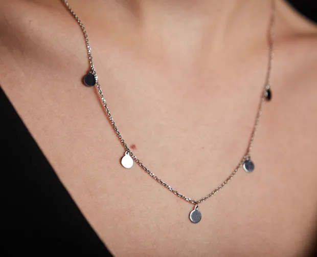 Silver Coin Necklace