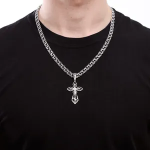 Серебряный крестик Правда с чорной эмалью   зображення 3