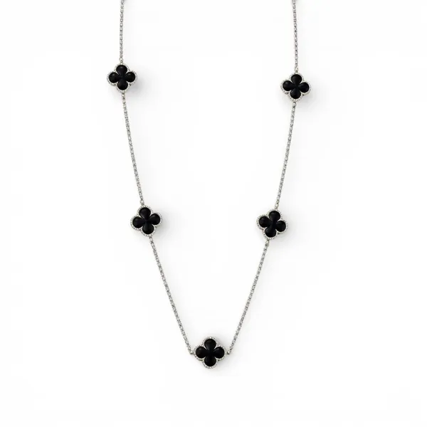 Срібне Кольє Конюшина