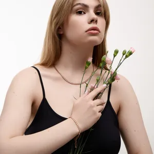 Срібний набір Арабський Бісмарк в позолоті з фіанітами  зображення 4