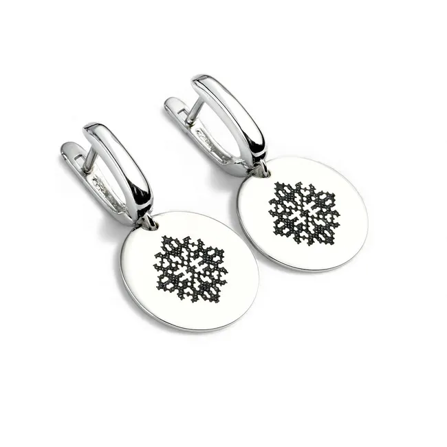 Срібні сережки Монети  