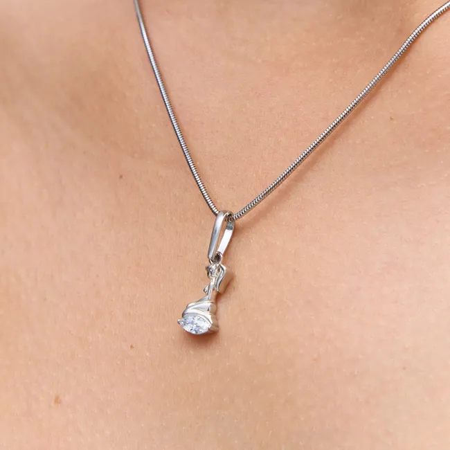 Срібна підвіска Діва  зображення 4