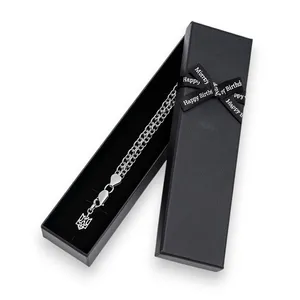 Срібний набір подвійний якір та подарункове пакування   зображення 2